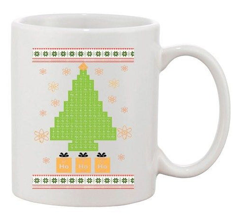 Table Of Elements Xmas Tree Science Ugly Christmas Funny DT Coffee 11 Oz Mug