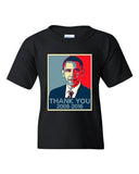 New Thank You President Obama United States America USA DT Youth T-Shirt Tee