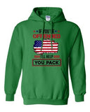 If You're Offended I'll Help You Pack American Flag USA Funny Sweatshirt Hoodie