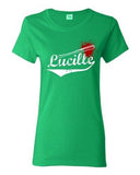 Ladies Lucille Bat Blood Zombie Comics TV Parody DT T-Shirt Tee
