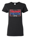 Ladies Trump Pence 2016 Vote USA America Campaign Election (B) DT T-Shirt Tee