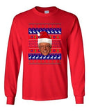 Long Sleeve Adult T-Shirt Bernie Sanders Reindeer Bern Ugly Christmas Funny DT