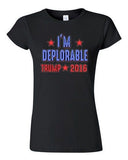 Junior I'm Deplorable Trump 2016 President Republican Political DT T-Shirt Tee