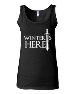 Junior Winter Is Here Sword TV Parody Funny Sleeveless Tank Top