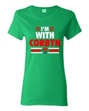 Ladies I'm With Corbyn Politician Campaign Support DT T-Shirt Tee