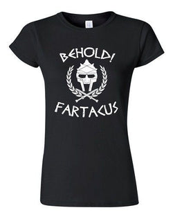 Junior Behold Fartacus Fart Sparta Army Warrior Movie Parody DT T-Shirt Tee