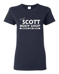 Ladies Keith Scott One Tree Hill Body Shop North Carolina TV Novelty T-Shirt Tee