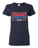 Ladies Trump Pence 2016 Vote USA America Campaign Election (B) DT T-Shirt Tee