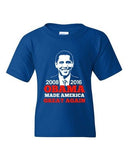 President Barack Obama Made America Great Again USA DT Youth T-Shirt Tee