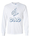 Long Sleeve Adult T-Shirt #1 One Dad Daddy Father's Day TV Comedy Series Funny