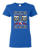 Ladies Guitar Rock n' Roll Music Face Band Ugly Christmas Funny DT T-Shirt Tee
