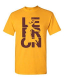 Lebron Fan Wear Cleveland Basketball Ball Sports Novelty Adult T-Shirt Tee