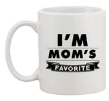 I'm Moms Favorite Mommy Mothers Funny Gift DT White Coffee 11 Oz Mug