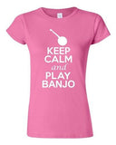 City Shirts Junior Keep Calm And Play Banjo String Music Lovers DT T-Shirt Tee