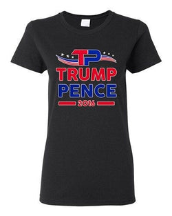 Ladies TP Trump Pence 2016 Vote for President USA Election (A) DT T-Shirt Tee