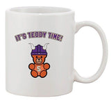 It's Teddy Time Minnesota Football Purple Sports Fan DT Ceramic White Coffee Mug