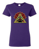 Ladies Yoga Meditation Elements Relax Energy DT T-Shirt Tee