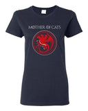 Ladies Mother Of Cats Pet Dragons Animal TV Funny Parody DT T-Shirt Tee