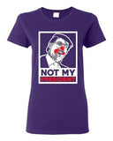 Ladies Trump Clown Not My President Anti Trump Election 2016 DT T-Shirt Tee