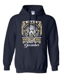 Never Underestimate Who Was Born In December Old Man Funny DT Sweatshirt Hoodie