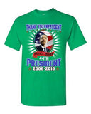 Thank You President Barack Obama 44th President USA Flag Adult DT T-Shirt Tee