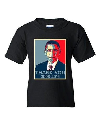 New Thank You President Obama United States America USA DT Youth T-Shirt Tee
