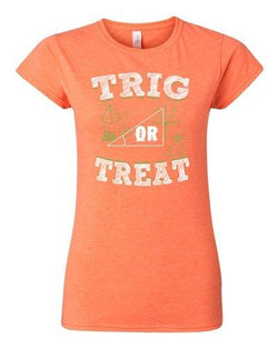 Junior Trig Or Treat Trigo Math Trick Halloween Funny Costume DT T-Shirt Tee