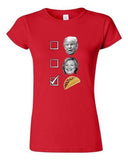 Junior No For Trump No For Hillary Yes For Tacos President 2016 DT T-Shirt Tee
