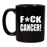F*ck Cancer Survivor DT Coffee 11 Oz Black Mug