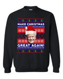 New Trump President Make Christmas Great Again Xmas Funny DT Crewneck Sweatshirt