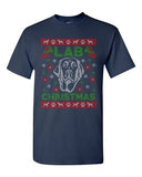 Lab Dog Christmas Puppy Paw Hound Ugly Christmas Funny Adult DT T-Shirt Tee