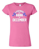 Junior Legends Are Born In December Holiday Christmas Funny Gift DT T-Shirt Tee