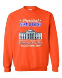 Donald Trump White House Inauguration Day 45th President DT Crewneck Sweatshirt