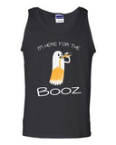 New I'm Here For The Booz Ghost Halloween Funny Costume DT Adult Tank Top