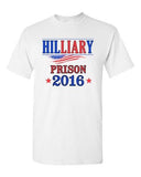 Hilliary Prison 2016 Hillary Liar Flag President Political DT Adult T-Shirt Tee