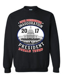 58th Presidential Inauguration Day President Donald Trump DT Crewneck Sweatshirt