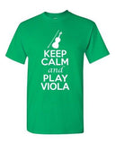 City Shirts Keep Calm And Play Viola String Music Lovers DT Adult T-Shirts Tee