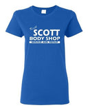 Ladies Keith Scott One Tree Hill Body Shop North Carolina TV Novelty T-Shirt Tee