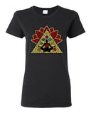 Ladies Yoga Meditation Elements Relax Energy DT T-Shirt Tee