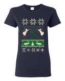 Ladies Math Mathematics Angels Deer Holiday Ugly Christmas Funny DT T-Shirt Tee