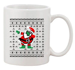 Dabbing Santa Dab Football Sports Ugly Christmas Funny DT Coffee 11 Oz Mug
