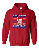 New Trump President Make Christmas Great Again Xmas Funny DT Sweatshirt Hoodie