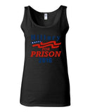 Junior Hillary For Prison 2016 President Election Politics Sleeveless Tank Top