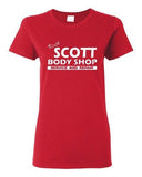 Ladies Keith Scott One Tree Hill Body Shop North Carolina TV Novelty T-Shirt Tee