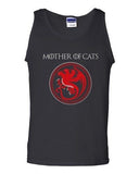 Mother Of Cats Pet Animal Dragons TV Funny Parody DT Adult Tank Top
