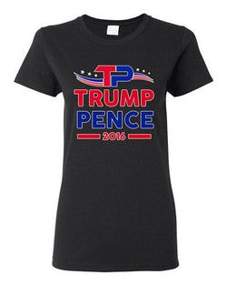 Ladies TP Trump Pence 2016 Vote for President USA Election (A) DT T-Shirt Tee