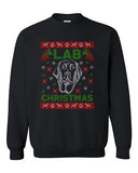 Lab Christmas Dog Puppy Paw Hound Ugly Christmas Funny DT Crewneck Sweatshirt