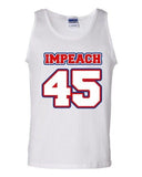 Impeach 45 President Donald USA American Political DT Adult Tank Top