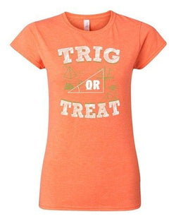 Junior Trig Or Treat Trigo Math Trick Halloween Funny Costume DT T-Shirt Tee