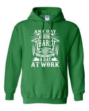 Any Day Behind Bars Is Better Than A Day At Work Funny DT Sweatshirt Hoodie
